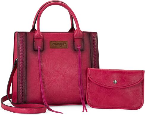 Wrangler Tote Bag for Women Western Cowhide Purse and Wallet Set in Kuwait