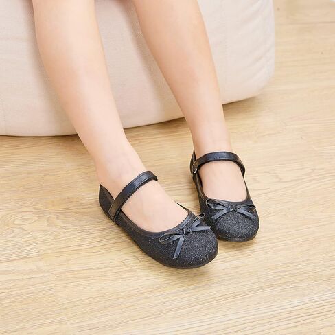 GINFIVE Toddler Girls Dress Shoes Little Girls Mary Janes Ballerina Flats Shoes Toddler in Saudi Arabia