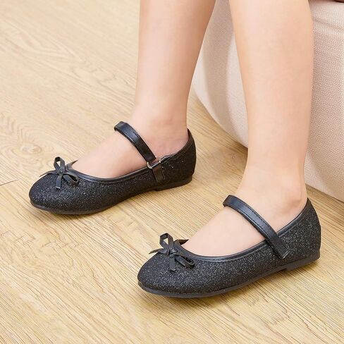 GINFIVE Toddler Girls Dress Shoes Little Girls Mary Janes Ballerina Flats Shoes Toddler in Saudi Arabia