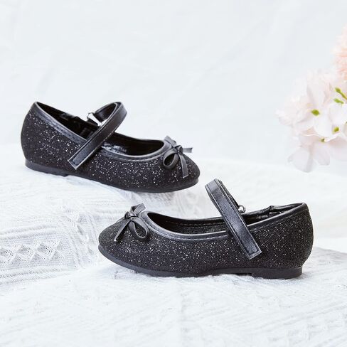 GINFIVE Toddler Girls Dress Shoes Little Girls Mary Janes Ballerina Flats Shoes Toddler in Saudi Arabia