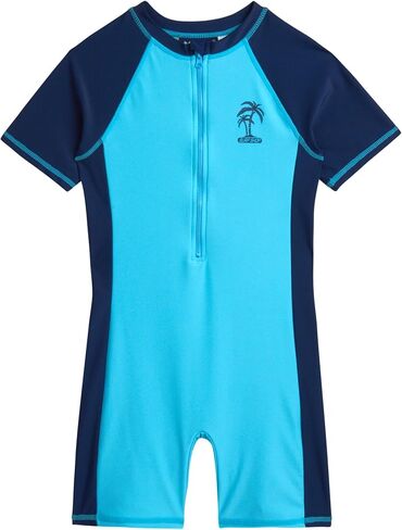 iXtreme Boys One Piece Rash Guard Swimsuit Kid Water Sport Short Swimsuit UPF 50+ Sun Protection Bathing Suits (4-13) in Saudi Arabia