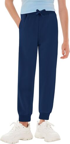Haloumoning Boys Jogger Sweatpants Kids Summer Drawstring Elastic Waistband Athletic Pants with Poctkets 5-14 Years in Saudi Arabia