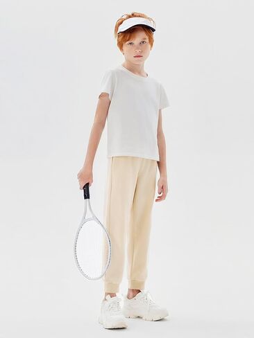 Haloumoning Boys Jogger Sweatpants Kids Summer Drawstring Elastic Waistband Athletic Pants with Poctkets 5-14 Years in Saudi Arabia