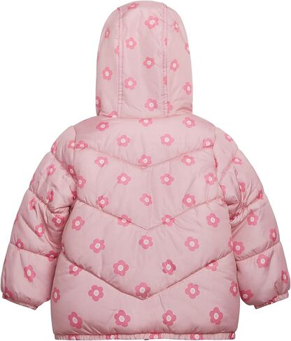Carter's Girls 2-piece Snowsuit Faux Fur Trimmed Hooded Puffer Jacket and Ski Bib Set in Saudi Arabia