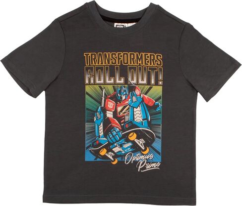 Transformers Boys 3 Piece Short Set Short Sleeve Shirt Tank Top Shirt and Shorts 3 Pack Bundle Set for Kids in Kuwait