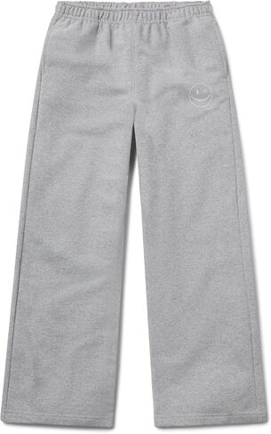 JOE BOXER Girls Wide Leg Sweatpants, French Terry Girls Sweatpants Sizes 6-14, Girls Wide Leg Pants, Girls Baggy Sweatpants in Saudi Arabia