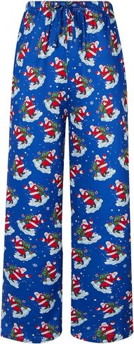 UNICOMIDEA Kid Christmas Pajamas Pants Loose Pyjama Jogger For Boy Girl 3D Xmas Sleepwear Bottoms 6-16 Years in Saudi Arabia