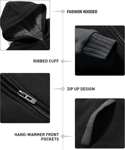 GEEK LIGHTING Boys Sherpa Lined Hoodie Kids Fleece Sweatshirt Full Zip Hooded Jacket in Saudi Arabia
