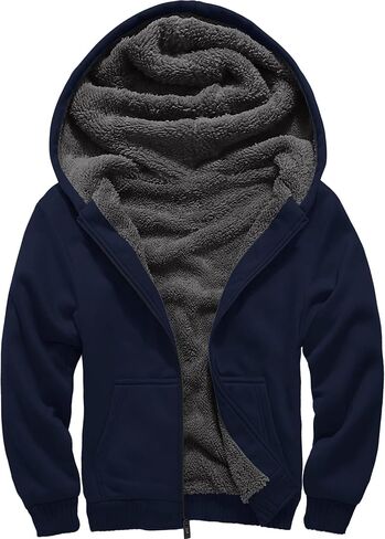 GEEK LIGHTING Boys Sherpa Lined Hoodie Kids Fleece Sweatshirt Full Zip Hooded Jacket in Saudi Arabia