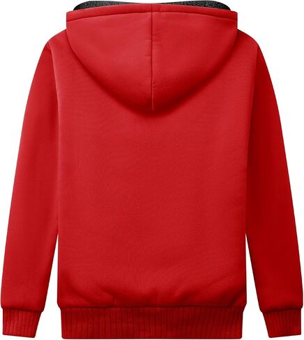SWISSWELL Kids Fleece Hoodie Full Zip Hooded Sweatshirt Long Sleeve Cozy Jacket for Boys and Girls 6-15 Years Old in Saudi Arabia