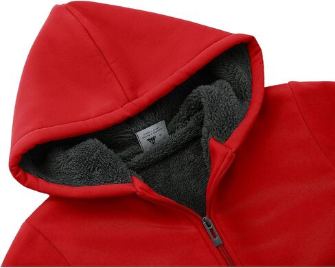 SWISSWELL Kids Fleece Hoodie Full Zip Hooded Sweatshirt Long Sleeve Cozy Jacket for Boys and Girls 6-15 Years Old in Saudi Arabia