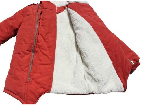 Mallimoda Boy's Thick Cotton-Padded Parka Jacket Hooded Fleece Coat in Saudi Arabia