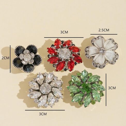 Button Covers Set 6pcs for Women, Women's Rhinestone Button Cover Cufflinks, Button Cover for Shirt, Tuxedo Business, Formal Attend Accessories Christmas Gift For Men Women in Saudi Arabia