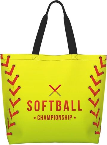 Sport Soccer Large Tote Bag Simple Casual Portable Shoulder Bags Reusable Grocery Handbag For Women Gym Travel in Saudi Arabia