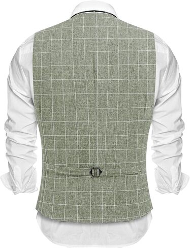 COOFANDY Men's Casual Business Vests Lightweight Waistcoat Slim Fit Suit Vest in Saudi Arabia