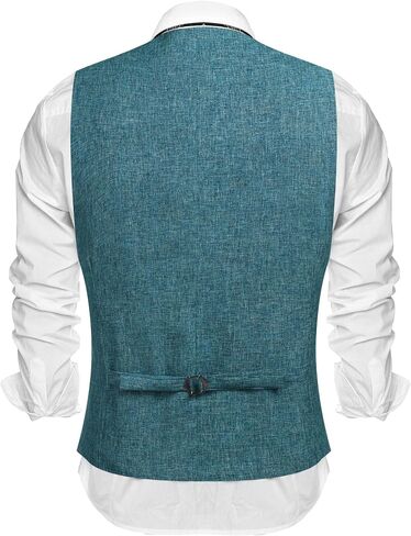 COOFANDY Men's Casual Business Vests Lightweight Waistcoat Slim Fit Suit Vest in Saudi Arabia