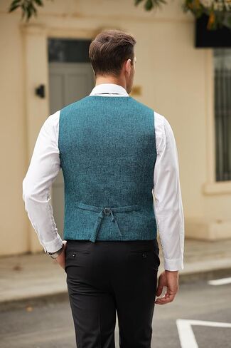 COOFANDY Men's Casual Business Vests Lightweight Waistcoat Slim Fit Suit Vest in Saudi Arabia