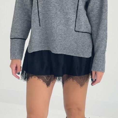 Women Y2k Lace Mini Skirts Summer Lace Slip Skirt Pleated Ruffle Floral Lace Tiered Short Skirts Underskirt in Kuwait