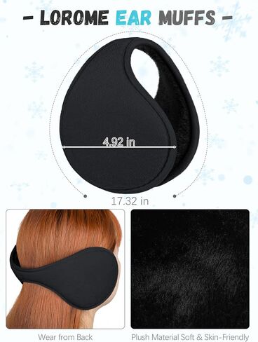 Winter Hat Scarf Gloves and Ear Warmer, Warm Knit Beanie Hat Touch Screen Gloves Set Winter Gifts Neck Scarves for Women in Saudi Arabia