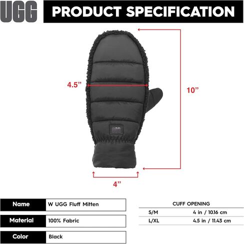 قفاز UGG النسائي Aw Uggfluff in Kuwait