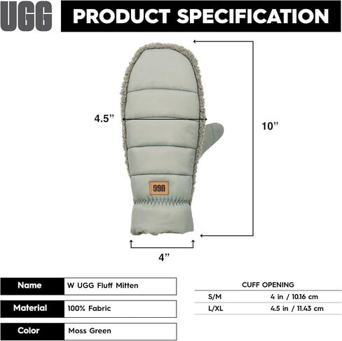 قفاز UGG النسائي Aw Uggfluff in Kuwait
