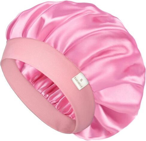 YANIBEST Bonnet for Men Hair Bonnet for Sleeping Double Layer Satin Bonnets for Black Women Curly Hair Braids in Kuwait