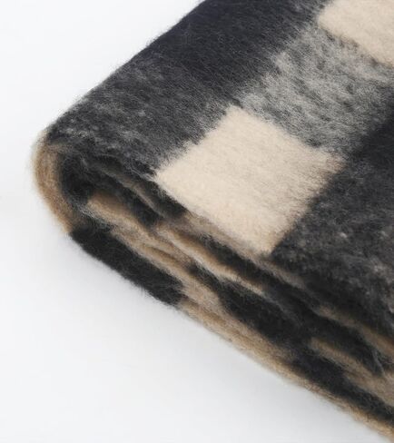 Womens Scarf Winter Big Colorful Checked Thick Warm Soft Scarves Casual Tassel Blanket Scarf in Saudi Arabia