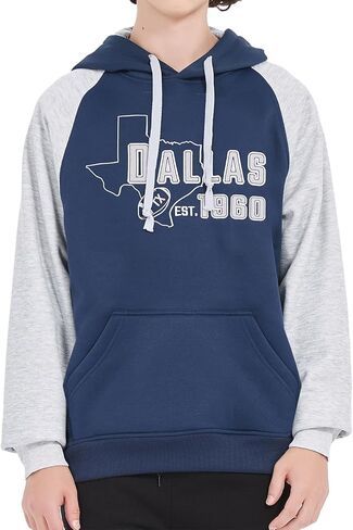 RZUO Men Women Unisex City Classic Football Embroidery Sweatshirt Apparel Pullover Hoodie in Kuwait