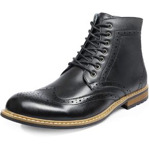 Bruno Marc Men's Dress Ankle Motorcycle Boots