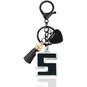Initial Letter A-Z Keychains for Women,Pixel Letter Keychain Gifts for Girls Alphabet Keyring for Hangbag Backpack