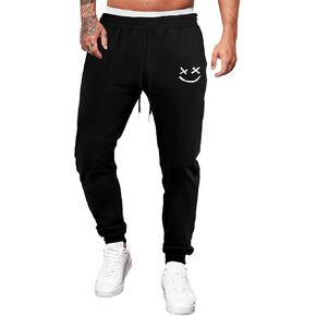 JMIERR Mens Sweatpants Tapered Gym Running Workout Pants Athletic Drawstring Joggers with Pockets