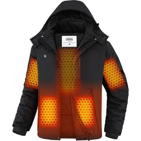 Heated Jacket for Men with Rechargeable Battery Pack Included, Graphene Heating