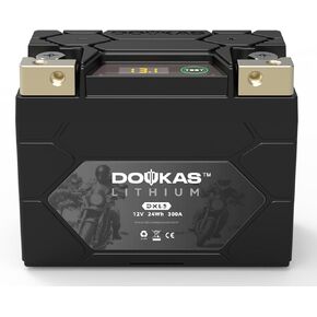 DKL20 700A LiFePO4 Motorcycle Lithium Battery, 12V 6Ah Powersports Battery, Compatible Jet Ski, Quad, Lawn Mower, ATV, UTV, Scooter, Generator Battery, Snowmobile