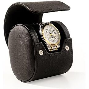 3 Watch Travel Case - Classic Leather Watch Case With Perfect Texture.(Watch Carrying Case Or Organizer For Storage And Display). Mens Watch Case for Travel Handcrafted by Craftsmen