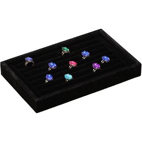 Stratalife Earring Organizer Stackable Jewelry Tray Drawer Organizer Removable Display Tray Organizer for Jewelry Necklace Earring Drawer Insert (40 Grid)