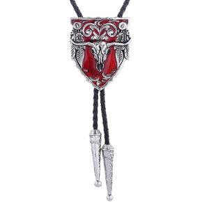 HUABOLA CALYN Bolo Ties for Men Western, 3D Cowboy Hat Bolo Tie-Vintage Cowboy Knight Boots Western Bola tie Necktie for Men in Kuwait