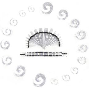 Memsion Ear Stretching Kit 54 Pieces 14Gauges-00Gauges Earrings Piercing Kit