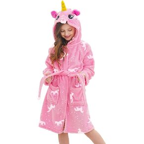 رداء حمام بغطاء رأس ناعم من Doctor Unicorn - هدايا يونيكورن للفتيات