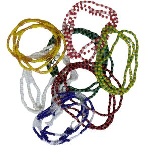 7 Collares de Santeria Obatala, Shango, Oshun, Yemaya, Orula, Elegua y Oggun | 7 Santeria Beaded Necklaces Elekes| Collares de Cuentas IFA, Religion Yoruba, Lucumi