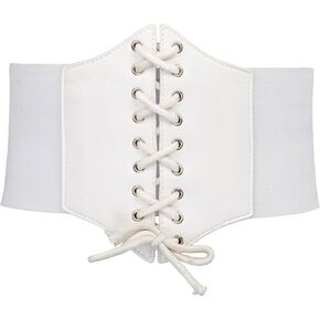 GRACE KARIN Lace-up Cinch Belt Tied Corset Elastic Waist Belt