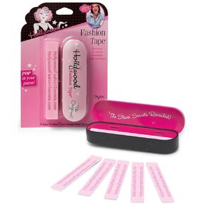 Hollywood Fashion Secrets Fashion Tape Tin, Checklane (Upright) 36 ct Double Sided Apparel Tape
