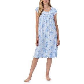 Eileen West Women's Cap Sleeve Cotton Modal Waltz Gown
