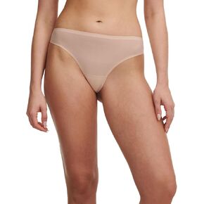 Chantelle Soft Stretch Lace Tanga Nude Blush One Size