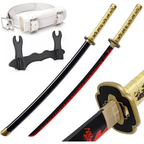 Zisu Demon Katana Sword, About 41 inches, Hashira Pillars & Protagonist Katana for Cosplay Purpose, Anime Original Texture in Kuwait