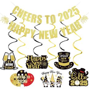 Black&Gold Happy New Year Banner Happy 2024 New Years Banner, Happy Nye Banner 2024 New Year Eve Banner 2024 for New Years Eve Party Supplies 2024 in Saudi Arabia