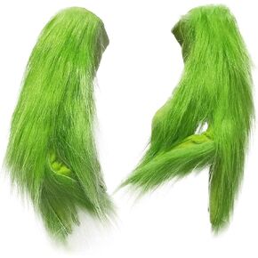 WPOZD Green Monster Mask Christmas Cosplay Mask Green Latex Full Head Mask The Costume Adult