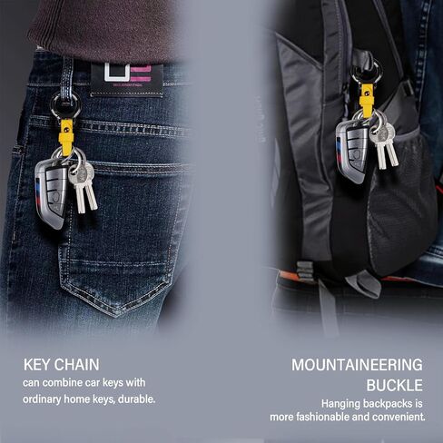 2pcs leather keychains and 6 keyrings.Unisex keychain, multi-colored leather options, family gifts in Kuwait