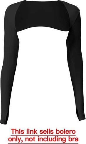 YEOREO Women Crop Top Long Sleeve Bolero Open Front Workout Cropped Shirts Sports Shrug in Saudi Arabia