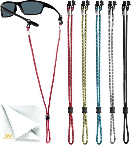 SIGONNA Eyeglasses String Holder Strap Cord - Eyeglass Chain for Men Women - Glasses Lanyard Holders Around Neck Sports in Kuwait