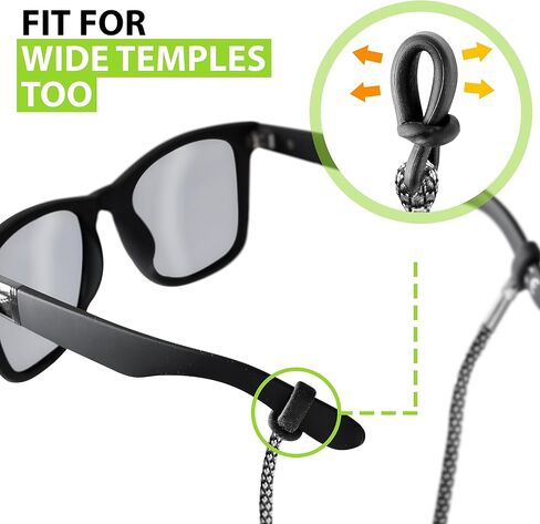 SIGONNA Eyeglasses String Holder Strap Cord - Eyeglass Chain for Men Women - Glasses Lanyard Holders Around Neck Sports in Kuwait